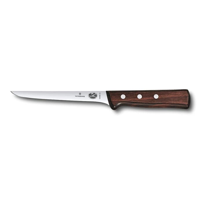 Victorinox - Swiss Army Rosewood Boning Knife, Straight, 6", Brown