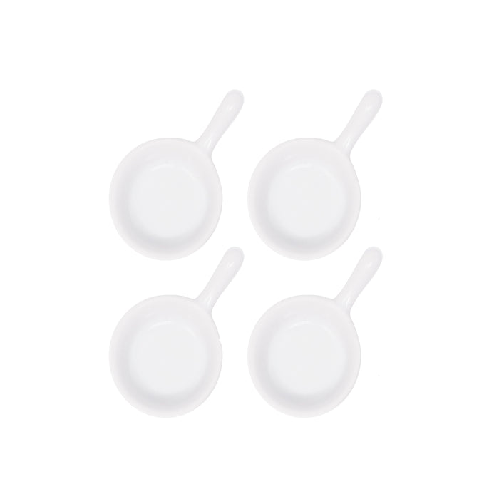 Artika - Mini Appetizer Bowl W/ Handle, 4 Pk, White