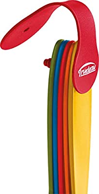 Trudeau - Measuring Spoons, Asst Colors, 1/4, 1/2, 1 tsp, and  1/2, 1 tbsp