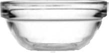 Vikko - Stackable Glass Bowl, 2 Inch