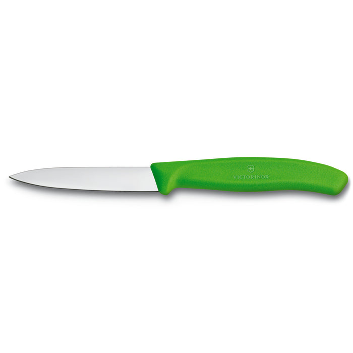 Victorinox - Swiss Classic Paring Knife, Straight, Spear Tip, 3.25", Green