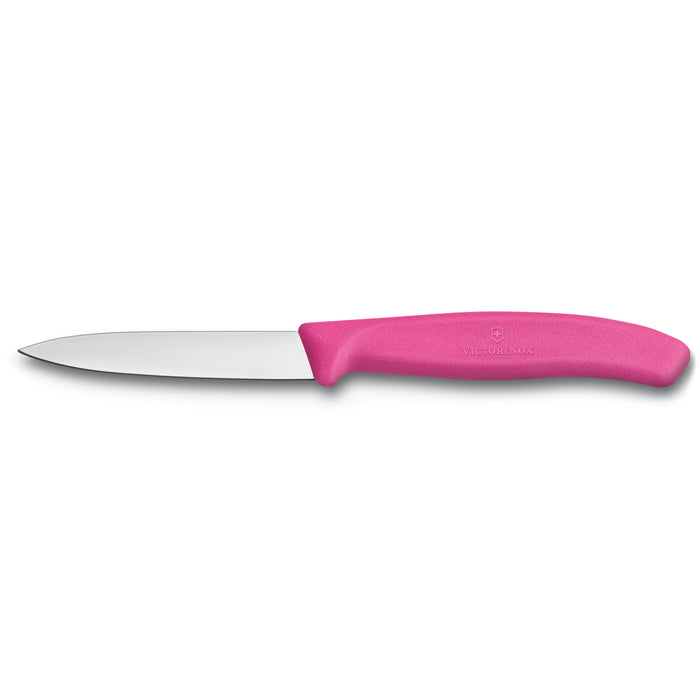 Victorinox - Swiss Classic Paring Knife, Straight, Spear Tip, 4", pink