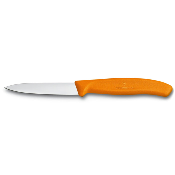Victorinox - Swiss Classic Paring Knife, Straight, Spear Tip, 4", Orange