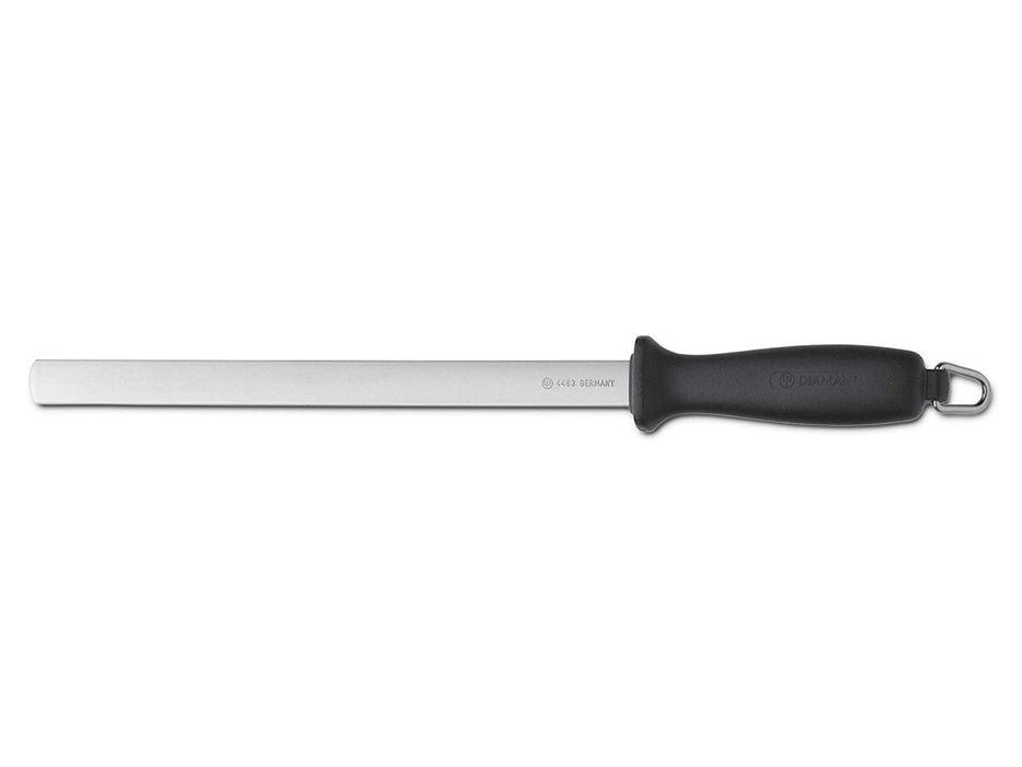 Wusthof - Diamond Knife Sharpening Steel, 10", Black