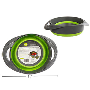 L.Gourmet 2-Pc Collapsible Strainer Set