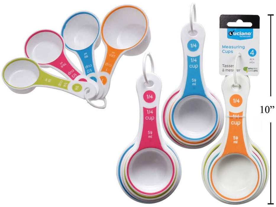 Luciano - Colored  Measuring Cup Set, 4 pc