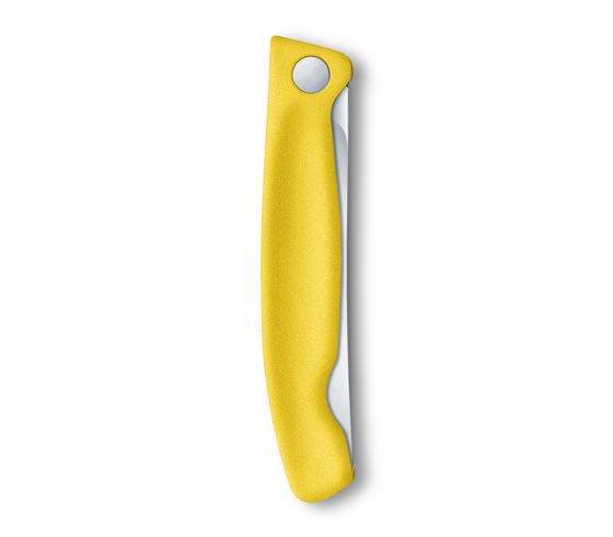 Victorinox - Swiss Classic Foldable Paring Knife, Serrated Edge,Yellow
