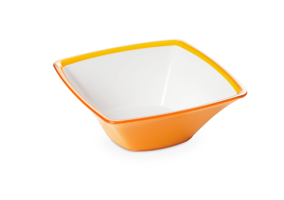 Omada - Square, Large Yellow Acrylic Bowl, 78 Oz, 9.65'' X 3.54'' h