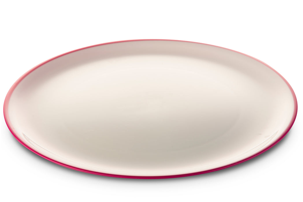 Omada - Sanaliving, Fuxia, Polypropylene, Dinner Plate, 9.15'' Microwave Safe,