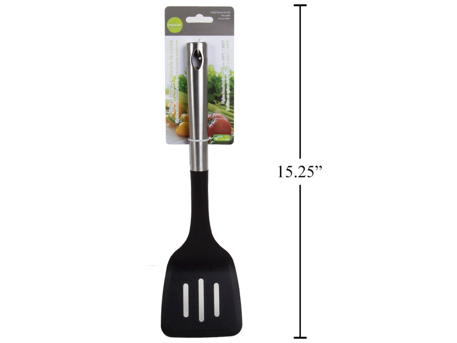 Luciano Gourmet - Nylon Utensils SS Handle, Slotted Turner 13.75L, —