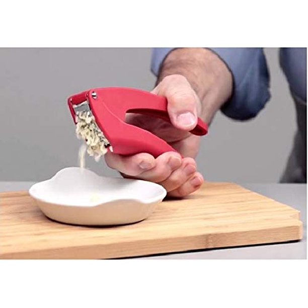 Kuhn Rikon - Easy Clean Garlic Press, Red, 7''