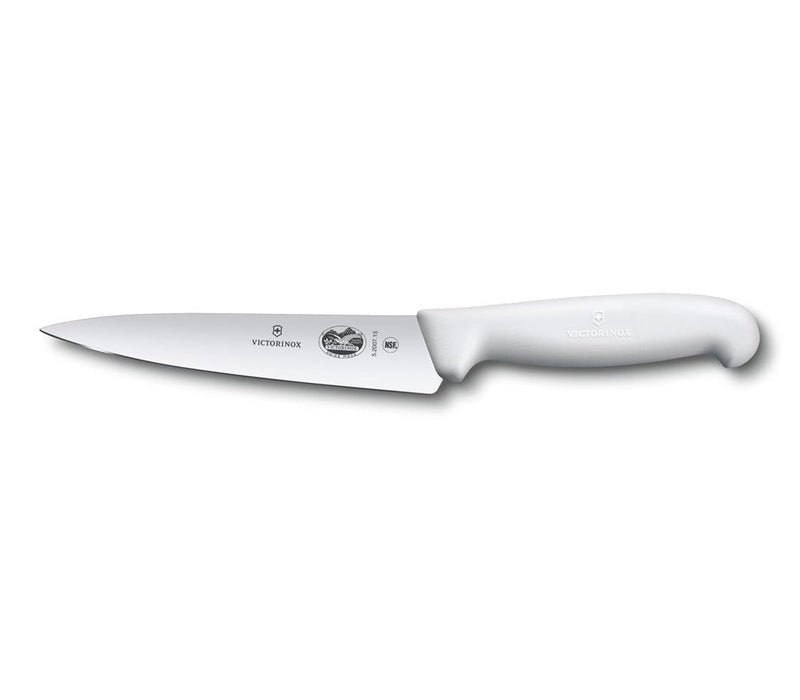 Victorinox - Fibrox Pro Chef Knife, Straight, 6, White —