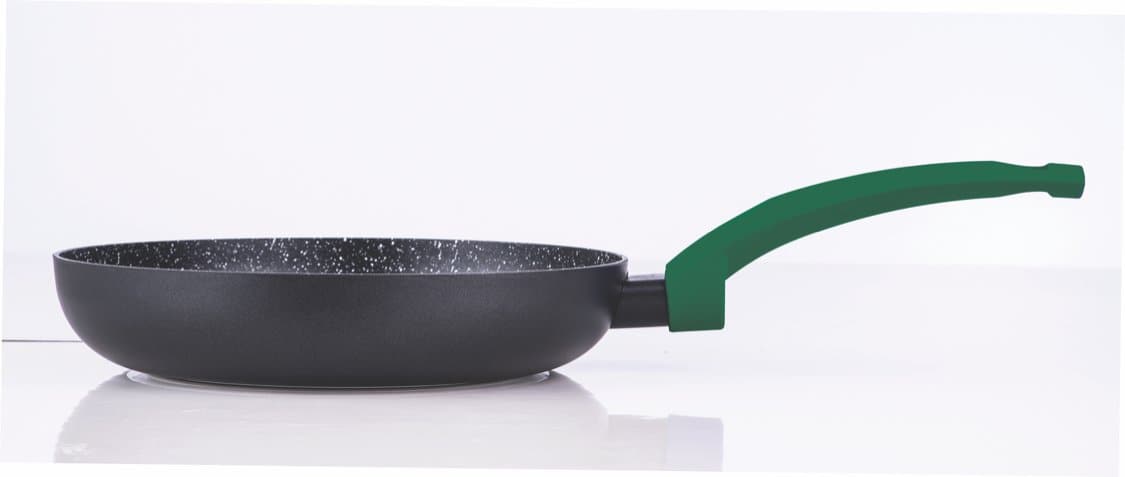 Soltam - Rainbow Pressed Frypan, Green, 9.4", Aluminium With Non Stick Coating