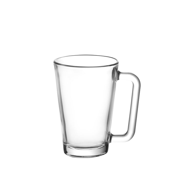 Vikko Clear Coffee Mug Glass, 10.75 Ounce Clear Glass Coffee Mugs, Coffee  Glass Mug, Clear Glass