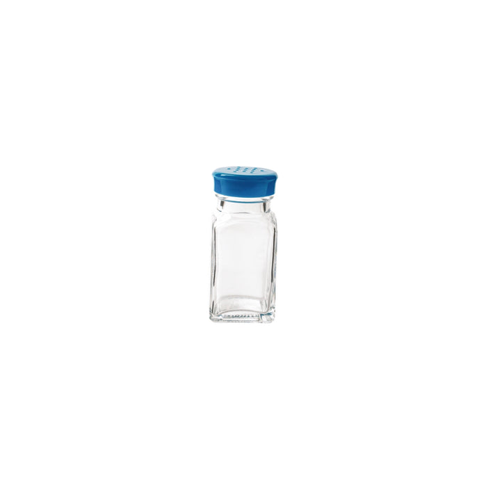 Trudeau - Glass, Wink Salt & Pepper  Shaker, Blue Top