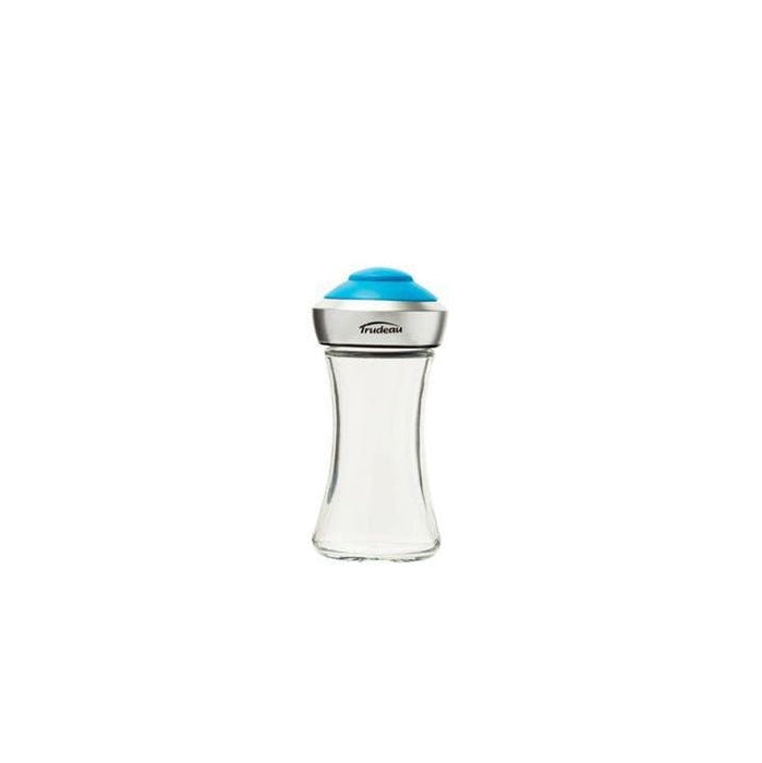 Trudeau - Glass, Pop Salt & Pepper Shaker, Blue Top