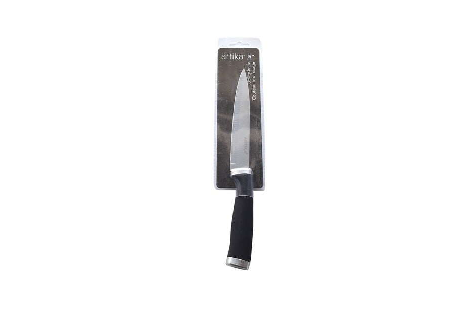 Artika - Pairing Knife, Straight, Spear Tip, 5", Black