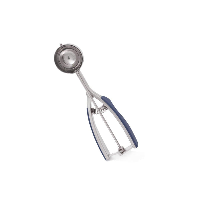 Millvado - SS Ice Cream Scoop With Soft Grip Handles, Medium 1.9'' Dia Blue