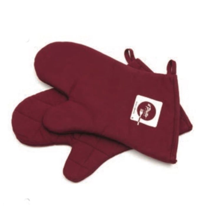 Il Piatto - Oven Mitt Set, 7'' X 11.5'', Red 2 Pc