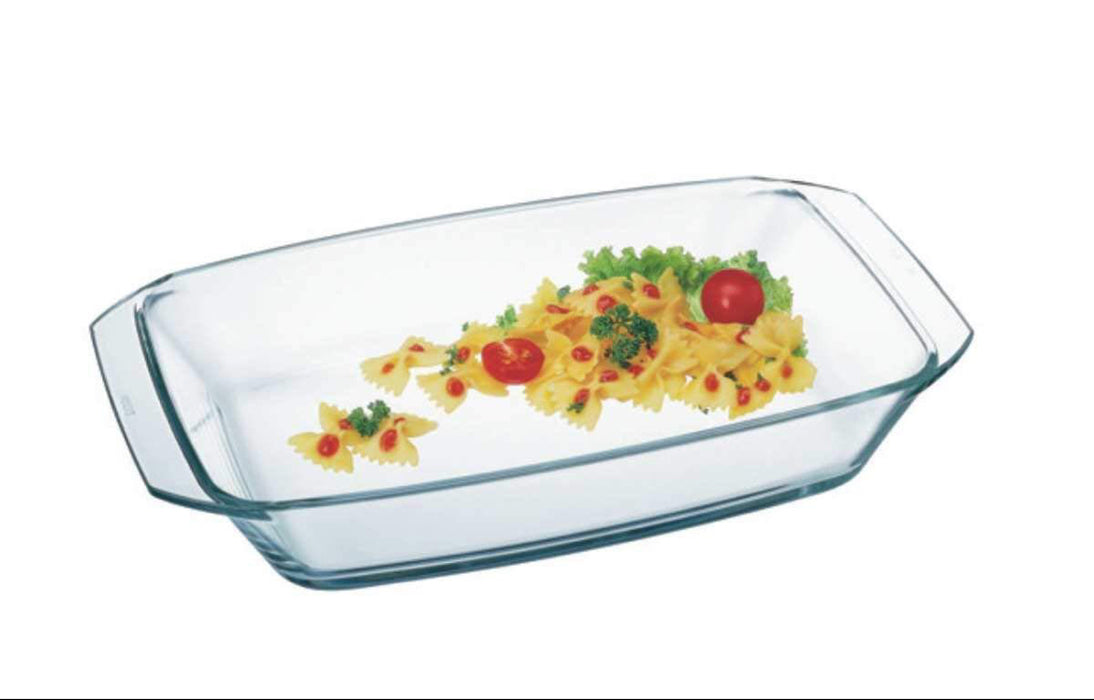 Simax - Rectangular Glass Roaster, 13.8 X 7.7 In/2.5 Qt