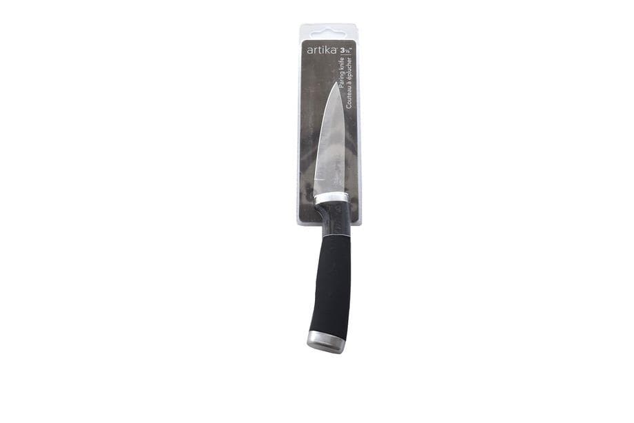 Artika - Paring Knife, Straight, Spear Tip, 3.5", Black