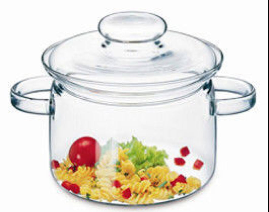 Simax - Blown Glass Pot W Lid, 2L